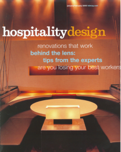 Hospitality Design magazine